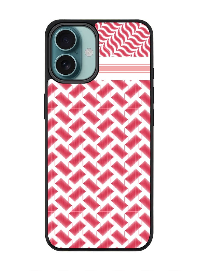 Stylizedd For iPhone 16 Plus Case [Compatible with MagSafe] Slim Magnetic cover Phone Case iPhone 16 Plus -Shemag (Red) - Image 1