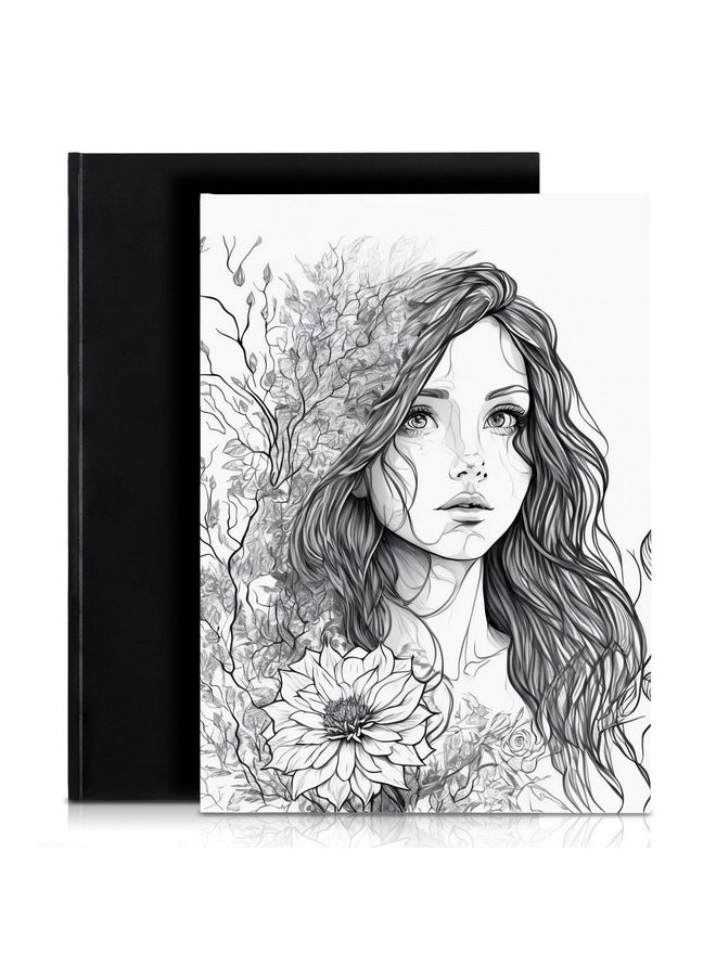 Tavolozza Fine Arts Tavolozza A3 (16.54X11.69) Heavyweight Hardcover Sketch Book 96 Pages (102 Lb/170Gsm) Durable Acid Free Drawing Paper For Painting & Drawing Dry Media  - Image 1