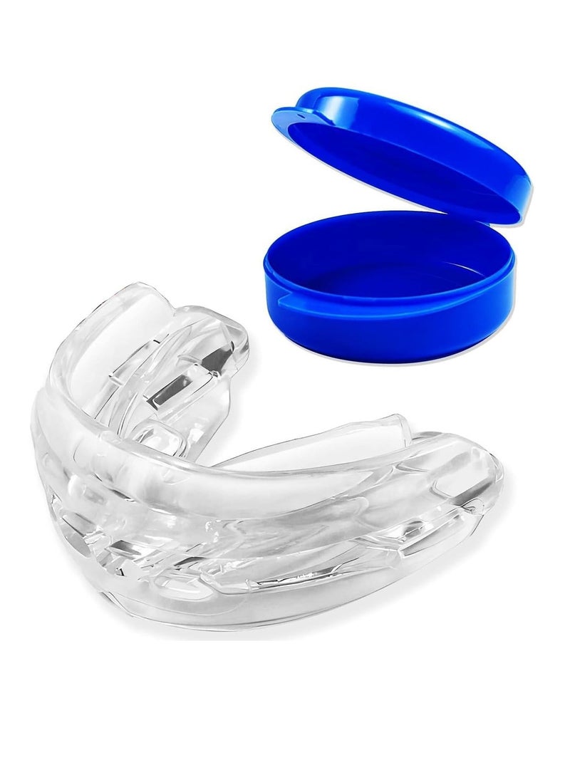 Excefore Anti-snoring Device Mouthpiece, Silicone Anti-snoring Device, Help Sleep at Night, Prevent Snoring and Snoring, Anti-grinding Braces Snoring Device - Image 1