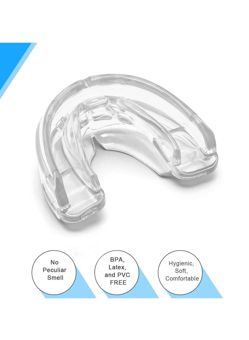 Excefore Anti-snoring Device Mouthpiece, Silicone Anti-snoring Device, Help Sleep at Night, Prevent Snoring and Snoring, Anti-grinding Braces Snoring Device - Image 4