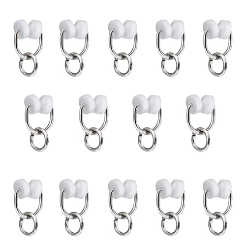 RecPro RV Nylon Wheel Carrier Ring for I Beam Track Curtain Rod (14) - Image 1