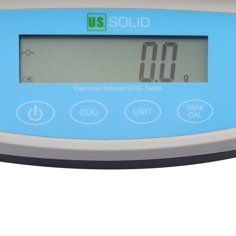 U.S. Solid 0.1g Electronic Precision Balance Lab Digital Balance Scale, RS232 & USB Interface, AC100V-240V & DC4x1.5V, 19 Measurement Units (3kg) - Image 2