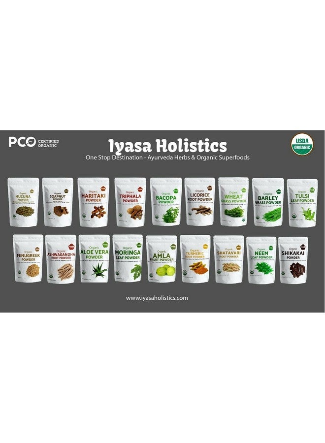 إياسا هوليستسكس مسحوق صابون الجوز العضوي، أريثا، ريثا، شامبو طبيعي للبشرة والشعر، منظف للشعر، عبوة قابلة لإعادة الإغلاق، 8 أونصات - Image 3