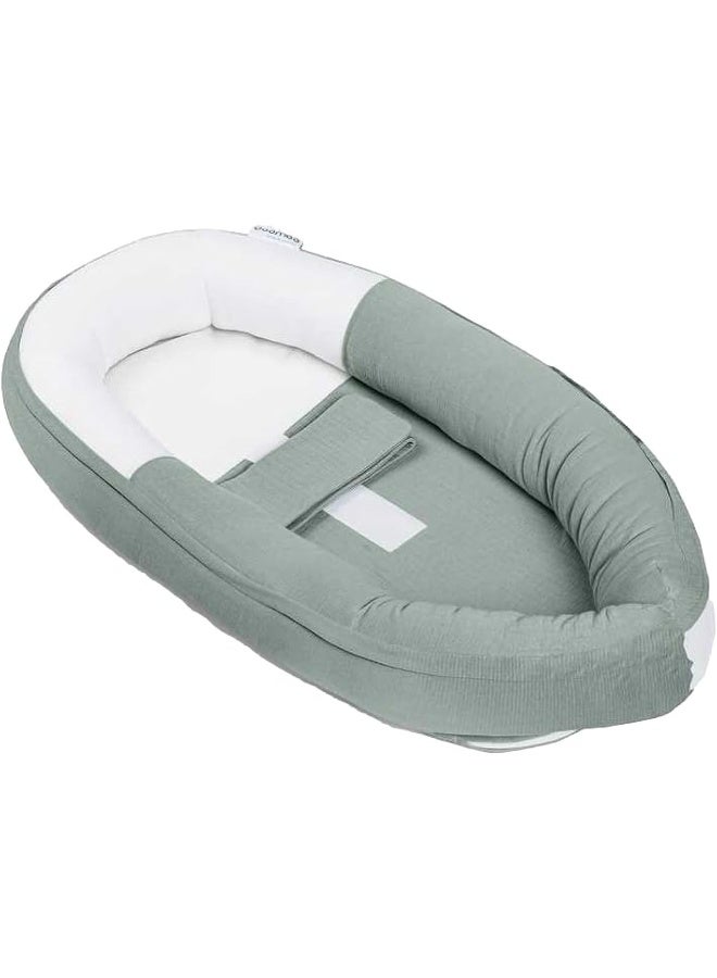 Doomoo Cocoon Tetra Jersey Green Baby Nest Co 13 - Image 1