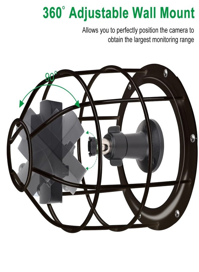 UYODM Anti-Theft Camera Mount Cage and Wall Mount Bracket - Compatible with Blink Outdoor/Mini/XT2/XT3/YI/Wyze/eufycam/Nest Camera - Image 2