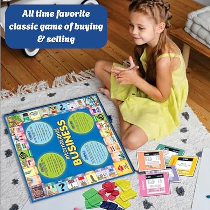 Creative's International Business Board Game  Business Tycoon Game for Kids  Adults Learning  Educational Game  Best Gift for Unisex Kids  Ages 6  Up - Image 5