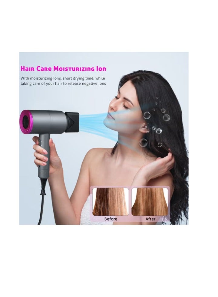 general 1800W Professional Ionic Hair Dryer - Fast Drying Blower Hair Dryer with Thermo-Control, Low Noise, Includes Hair Diffuser and Concentrator for Perfect Styling 1800W - Image 4