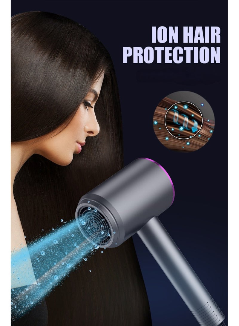 general 1800W Professional Ionic Hair Dryer - Fast Drying Blower Hair Dryer with Thermo-Control, Low Noise, Includes Hair Diffuser and Concentrator for Perfect Styling 1800W - Image 2