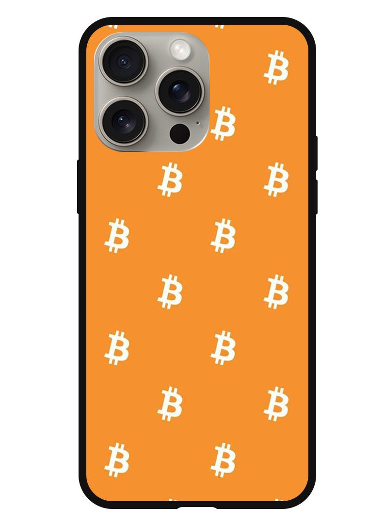 Theodor Protective Case Anti Scratch Shock Proof Bumper Cover For iPhone 15 Pro Max Bitcoin - Image 1