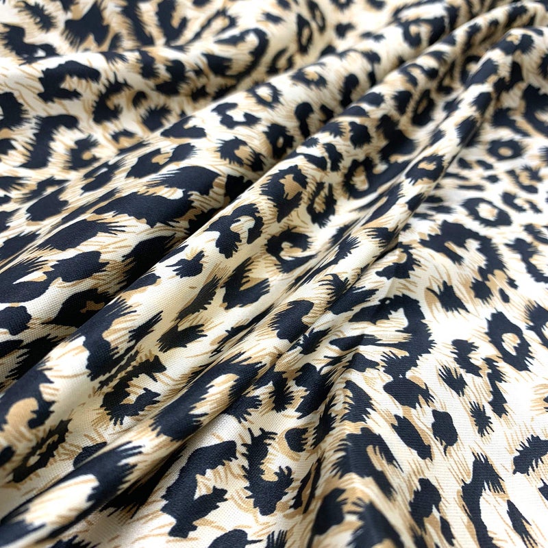 YOUR SMILE Silk Like Leopard Print Scarf Women's Fashion Pattern Large Square Satin Headscarf Head Dress - Image 4