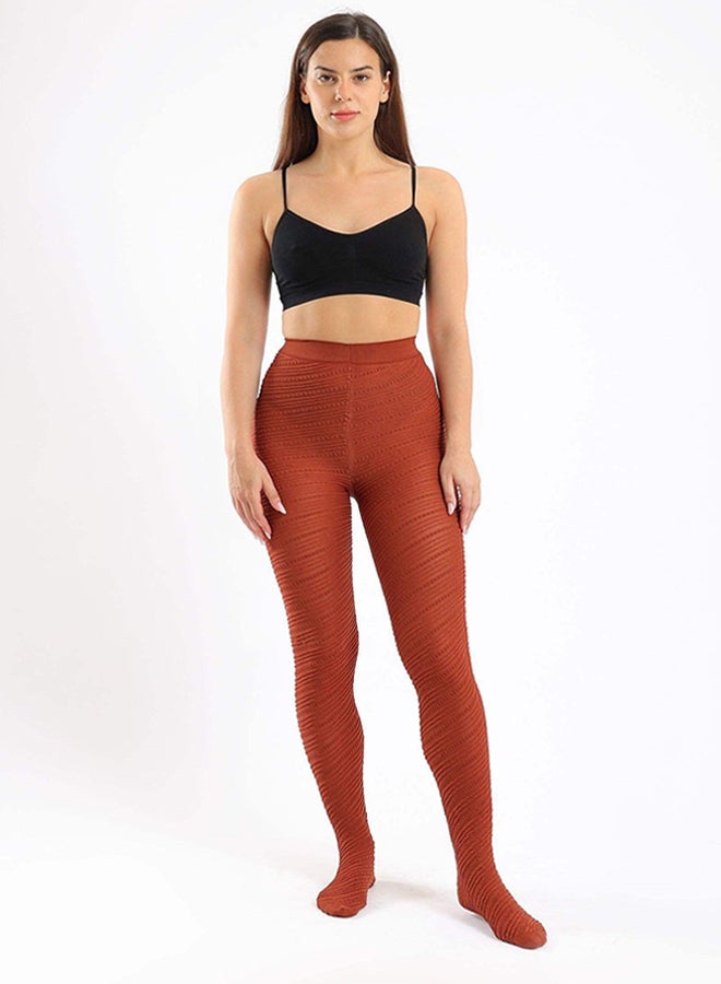 Carina Ribbed Warm Pantyhose - Image 4