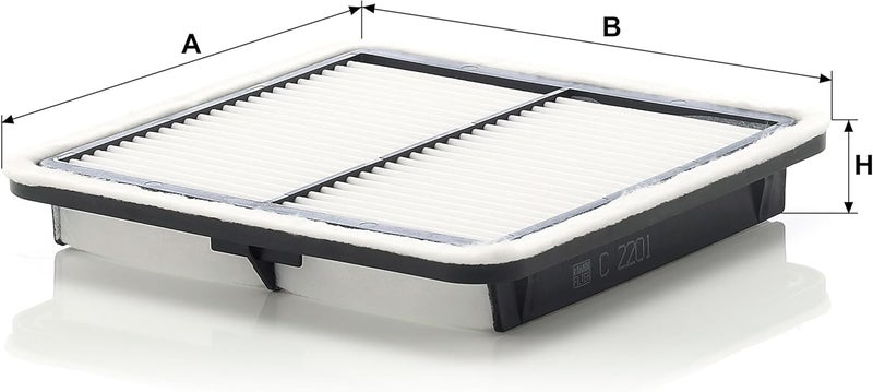 MANN FILTER MANN-FILTER Original Air Filter C 2201 for Passenger Cars - Image 3