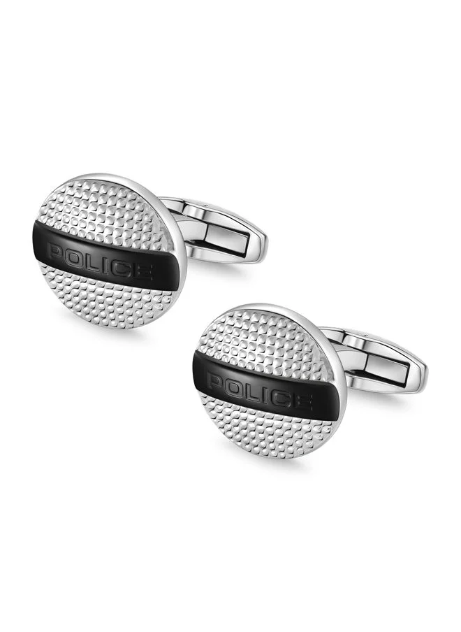 POLICE POLICE Withstand Cufflink For Men Stainless Steel Gun Texture PEAGC0004506