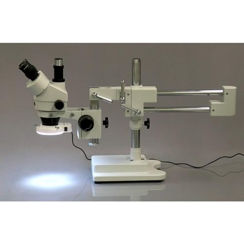 AmScope LED-144S 144 LED Adjustable Microscope Compact Ring Light + Adapter - Image 4