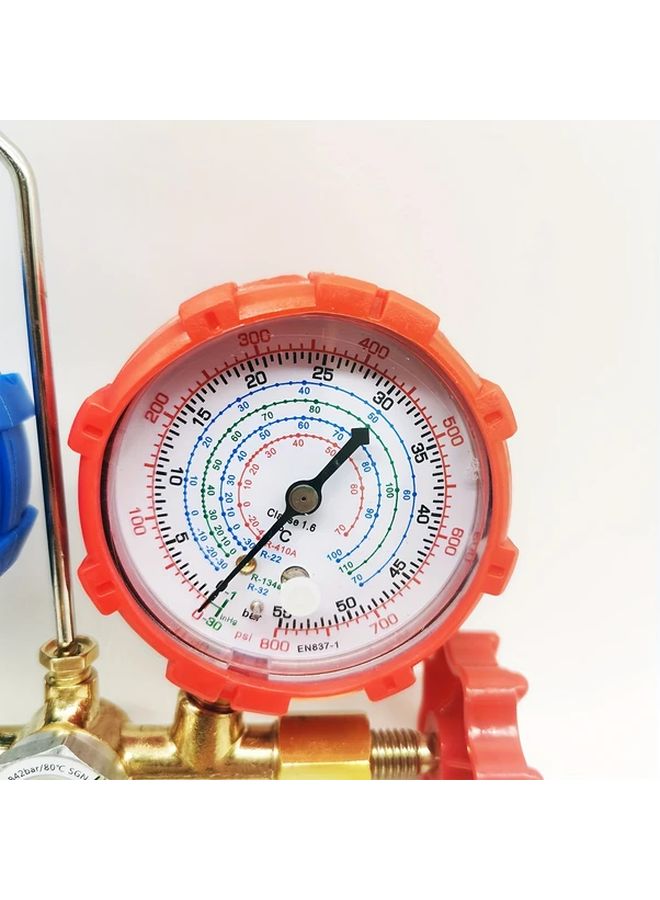 Dual Head Manifold AC Refrigeration Pressure Gauge Set 1 Set For R32 R410A R22 R134a - Image 5