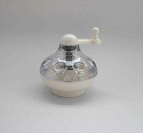 Tredoni Nutmeg Grinder Mill Chopper Hard NutsAlmondSpices Mill Rotary Grater White - Image 3