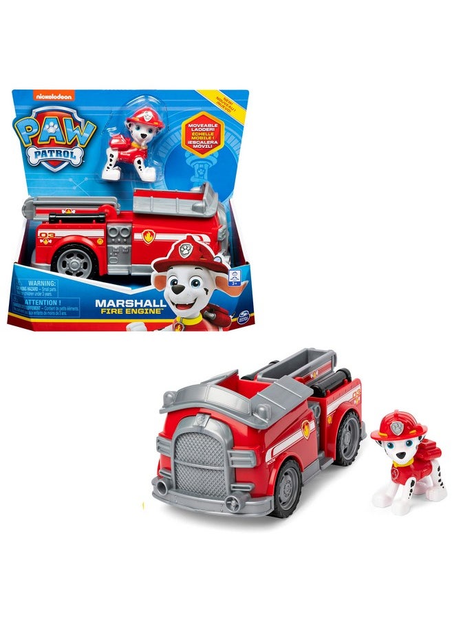 PAW PATROL , Marshall’S Fire Engine Vehicle With Collectible Figure, For Kids Aged 3 And Up, Multicolor, (6061798)  - Image 1