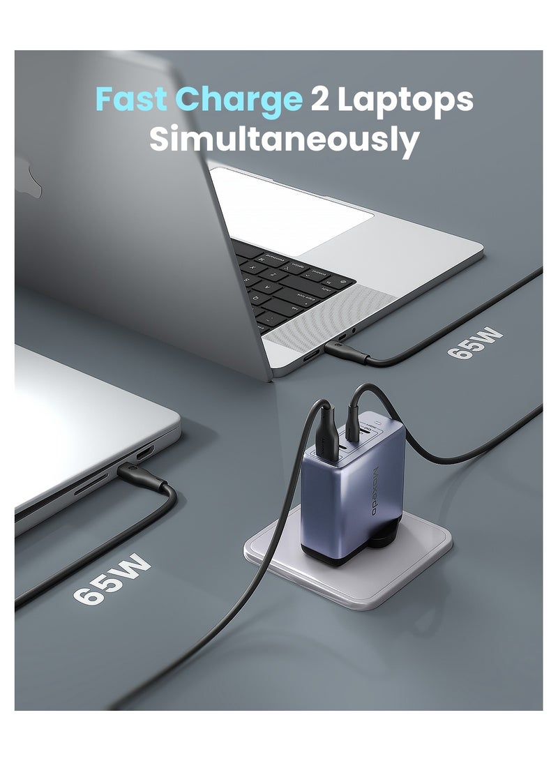 Moxedo Volton II PD GaN Charger 140W with 3 USB-C Ports /1 USB-A Port PPS PD 3.1 Wall Adapter Compatible for iPhone, Samsung, Huawei, Dell, MacBook Pro/Air and more - Image 3