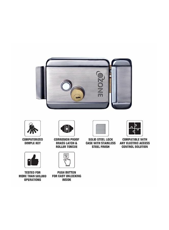 أوزون قفل حافة كهربائي ذكي من أوزون مع إمكانية الوصول في اتجاه واحد، سمك الباب: 35-100 ممقفل حافة كهربائي ذكي من أوزون مع إمكانية الوصول في اتجاه واحد، سمك الباب: 35-100 مم - Image 3