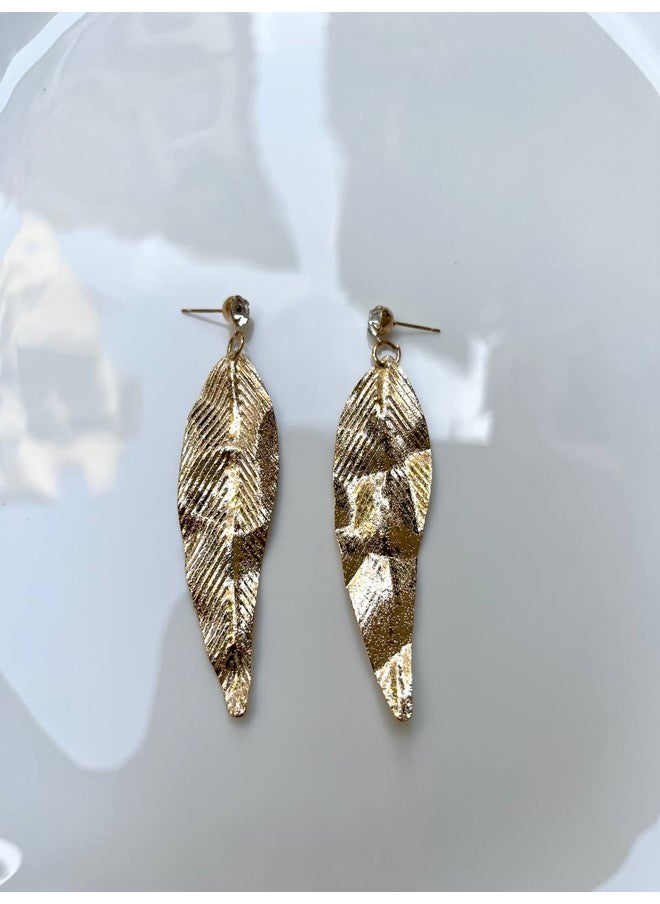 FLUFFY chili Earring Of Fluffy Women's Accessories-Gold 