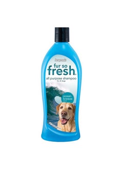 Sergeant's Sergeant’s Fur-So-Fresh Dog Grooming Shampoo for All Dogs, Ocean Breeze Scent, Dog Bath Product, 18oz  - Image 1