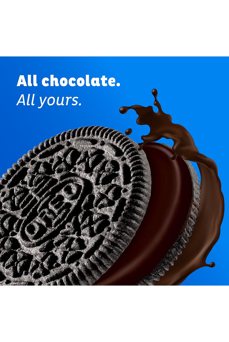 Oreo Dark Chocolate Cookies Sandwich Biscuits 35.5g - Image 5