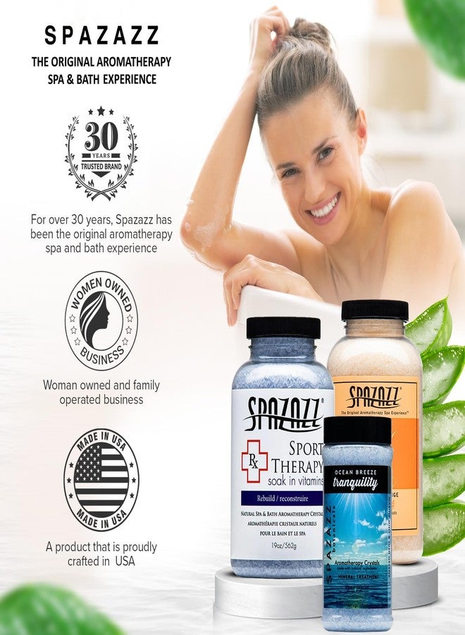 Spazazz Hot Tub Aromatherapy Crystals Bundle - 3 Pack Magnesium Bath Salt - Image 4