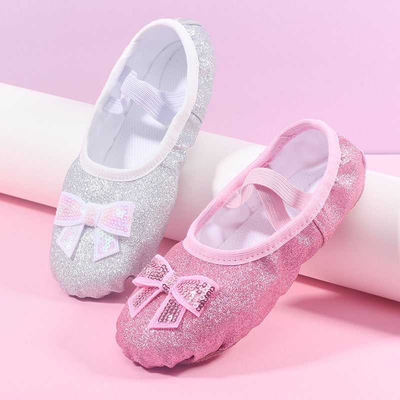 Children''s Dance shoes soft bottom practice shoes children ballet shoes girls Chinese dance performance cat claw dancing shoes - Image 2