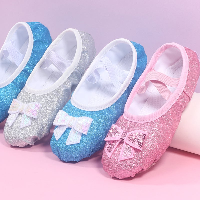 Children''s Dance shoes soft bottom practice shoes children ballet shoes girls Chinese dance performance cat claw dancing shoes - Image 3