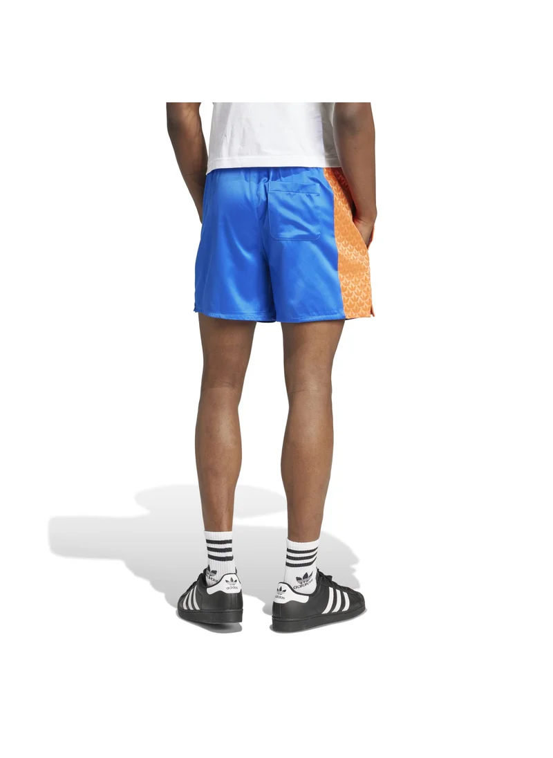 اديداس adidas Q2 MONOGRAM SHO Blue Originals Men SHORTS