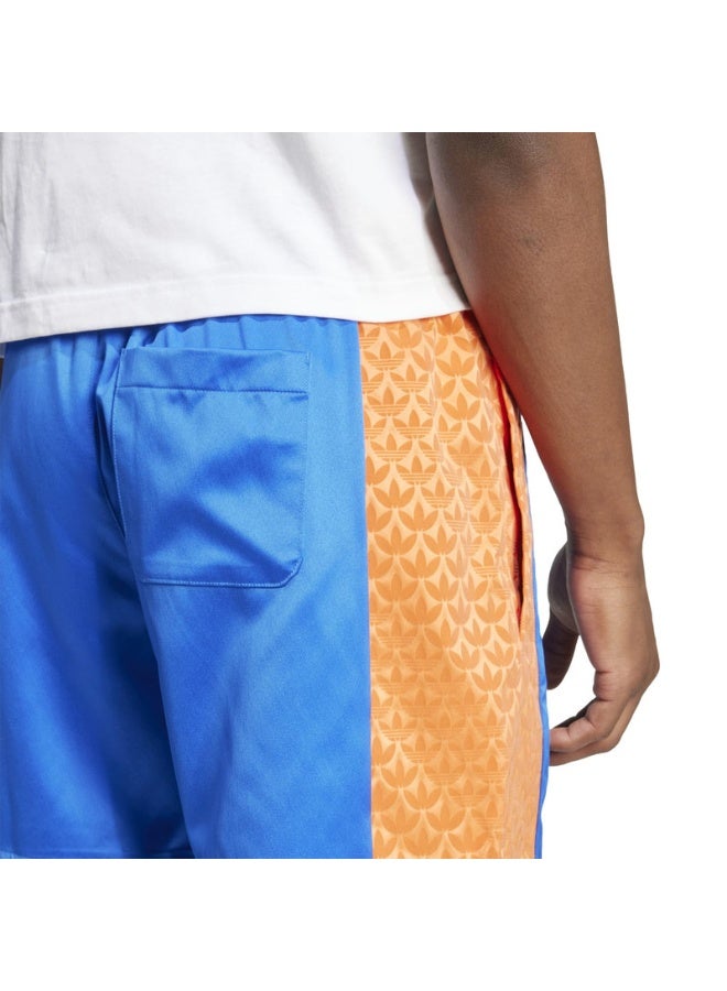 Adidas Q2 MONOGRAM SHO Blue Originals Men SHORTS - Image 5