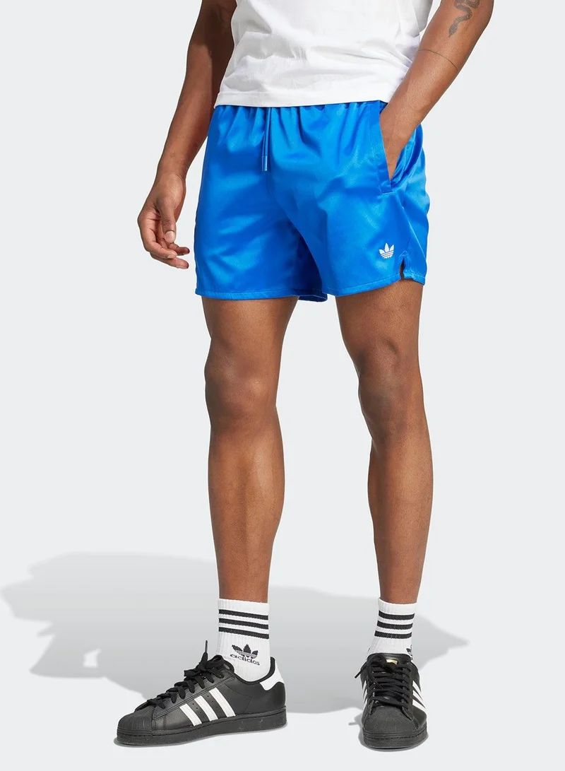adidas شورت رجالي مونوجرام  أزرق أوريجينالز
