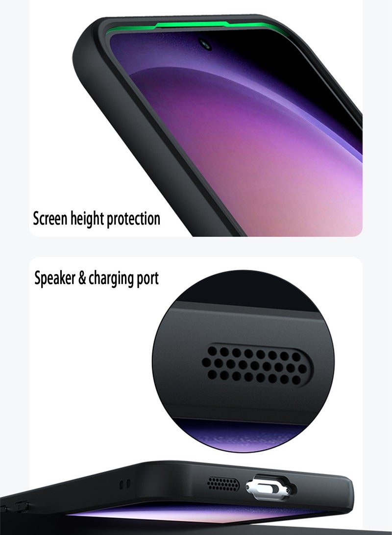 Concretization Samsung Galaxy A55 5G Case Cover Shockproof Protective Bumper Shell Lens Full Protection TPU Soft Frosted Translucent Back Anti-scratch Mobile Phone Accessories Back Cover Never-Yellow Protector - Image 4