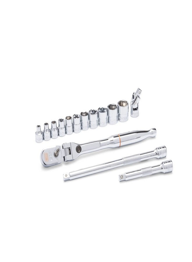 CARMATE GEARWRENCH 15 Piece 1/4" Drive 120XP Stubby Socket MTS MM - 81390 - Image 1