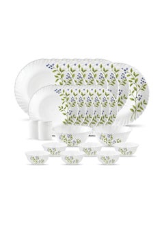 La Opala La Opala, Novo Collection, Opal Glass Dinner Set 23 pcs, Lush Greens, White  - Image 1