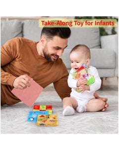 XICEN Baby Tissue Box Toy Colorful Early Education Learning Toys Soft Montessori Toys for Infants Toddlers  - Image 5