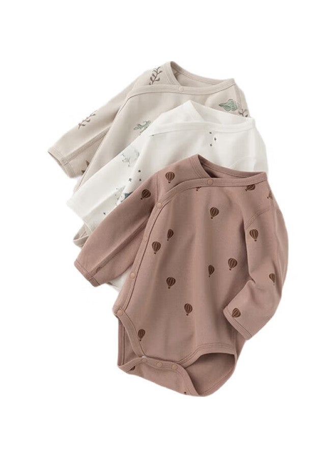 Good bear Guaiqi Xiong Baby Pure Cotton Onesie, Autumn And Winter Newborn Clothes, Infant Bodysuit, Baby Romper, Autumn Outfit - Image 3