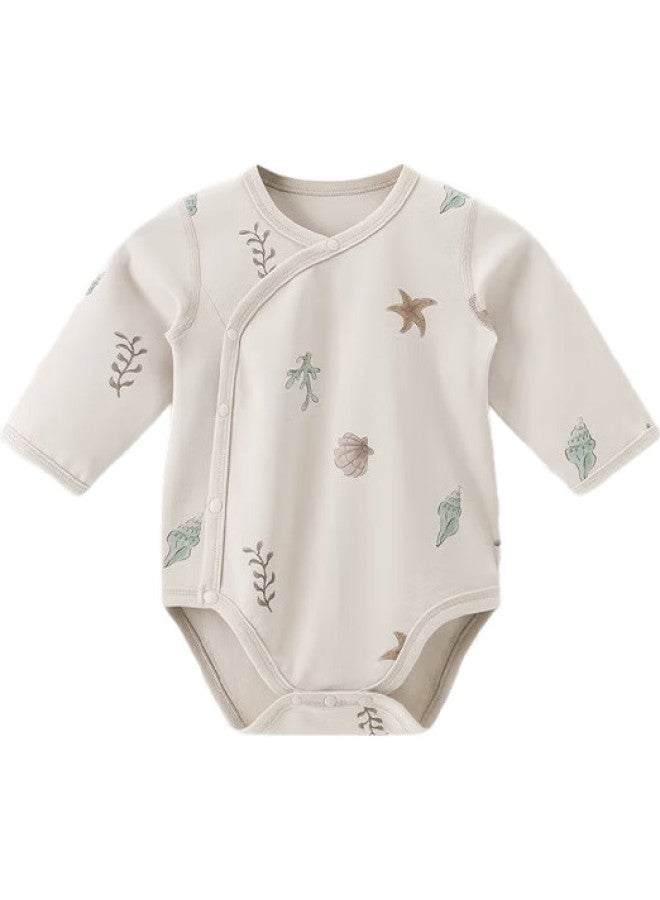 Good bear Guaiqi Xiong Baby Pure Cotton Onesie, Autumn And Winter Newborn Clothes, Infant Bodysuit, Baby Romper, Autumn Outfit - Image 2
