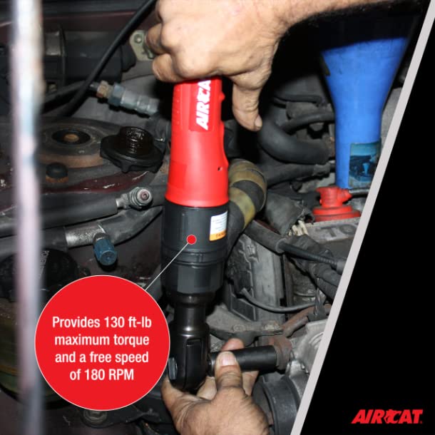 AIRCAT Pneumatic Tools 805-HT High Torque Ratchet Wrench 130 ft-lbs - 3/8-Inch - Image 4