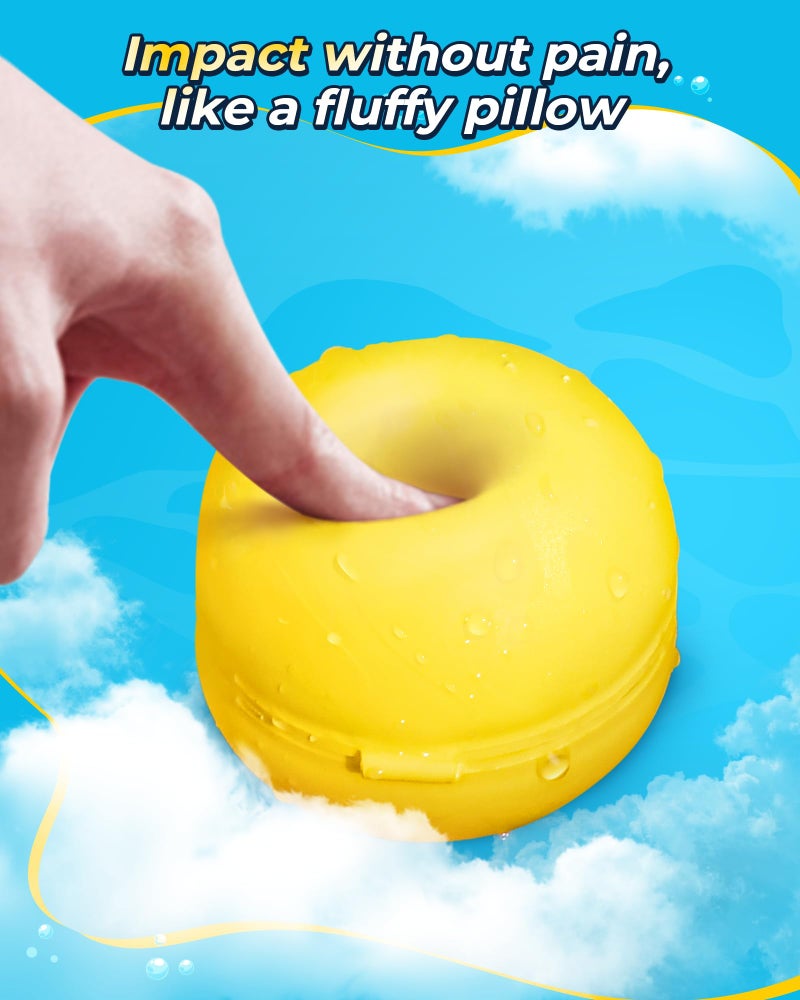 KOKODI KOKODI Reusable Water Balloons Quick Fill Self Sealing, Refillable Water Bombs for Kids Adults, Latex-Free Silicone Splash Water Ball for Summer Fight ball Game Pool Party Beach Outside Toy activities  - Image 3