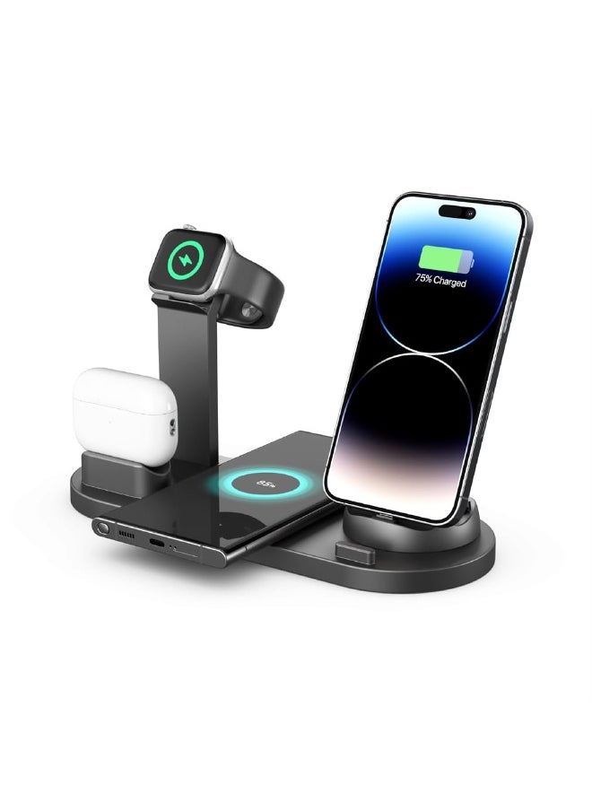 spa luxetique 15W Wireless Charger Single, Cordless Super Fast Charging Pad for Galaxy Phones and Devices, Compact Design, LED Indicator, USB C Cable Included, 2022, US Version,  - Image 1