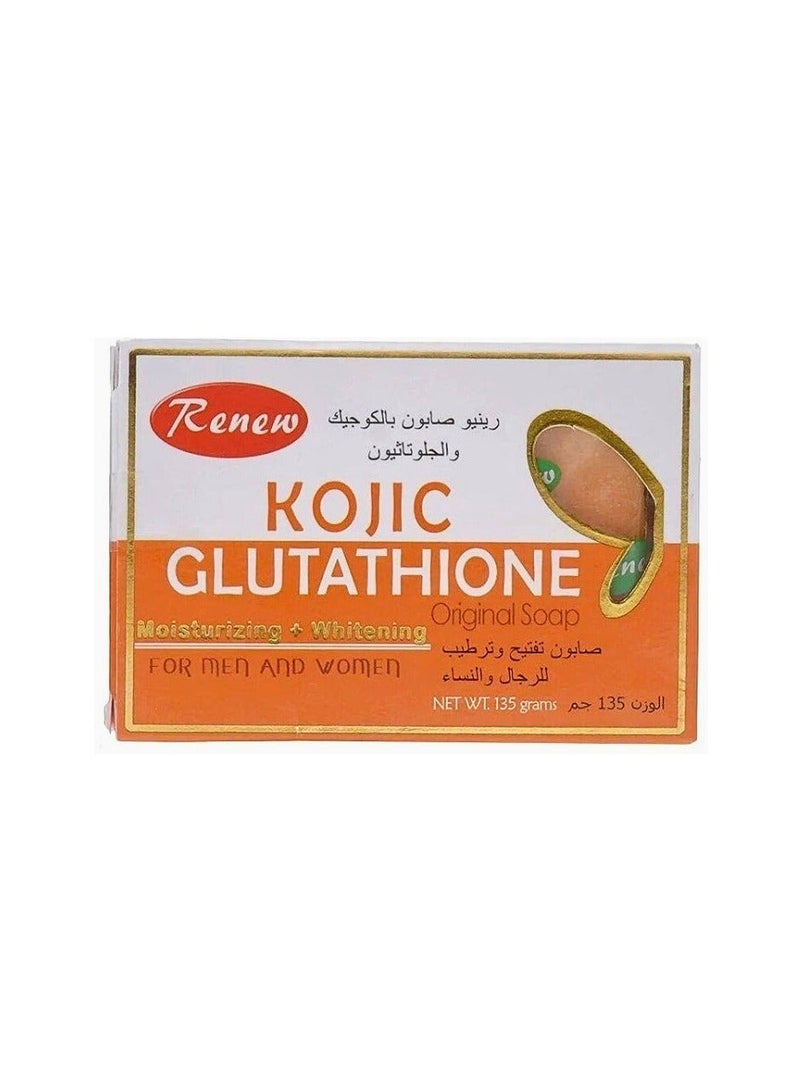 Renew Kojic Glutathione Moisturizing and Whitening Original Soap 135g - Image 2