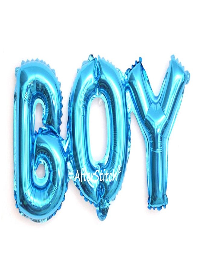 AFTERSTITCH Baby Shower Balloons Decoration Kit Set Of 5 Its A Boy Decoration Items Set Of Reusable Foil Balloons Props Combo For Baby Shower Welcome Home Party Decoration (IT's a Boy Set of 5) - Image 4
