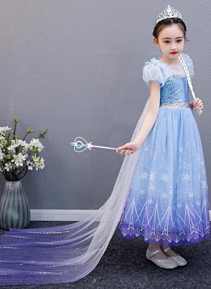 Fairytale Princess Themed Party Fancy Dress Cosplay Costume With Accessories 120cm - Image 2