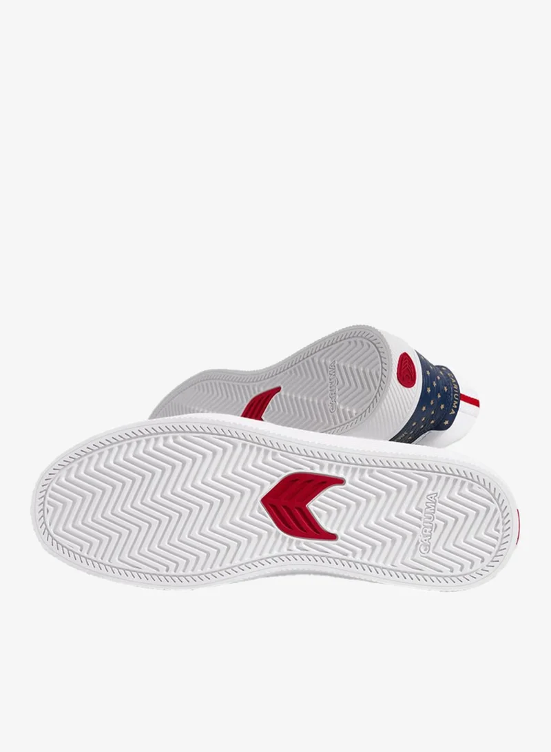 Cariuma  VALLELY PRO Jagger 2024 White Leather Blue Accents Red Logo Sneaker  | Best Price UAE