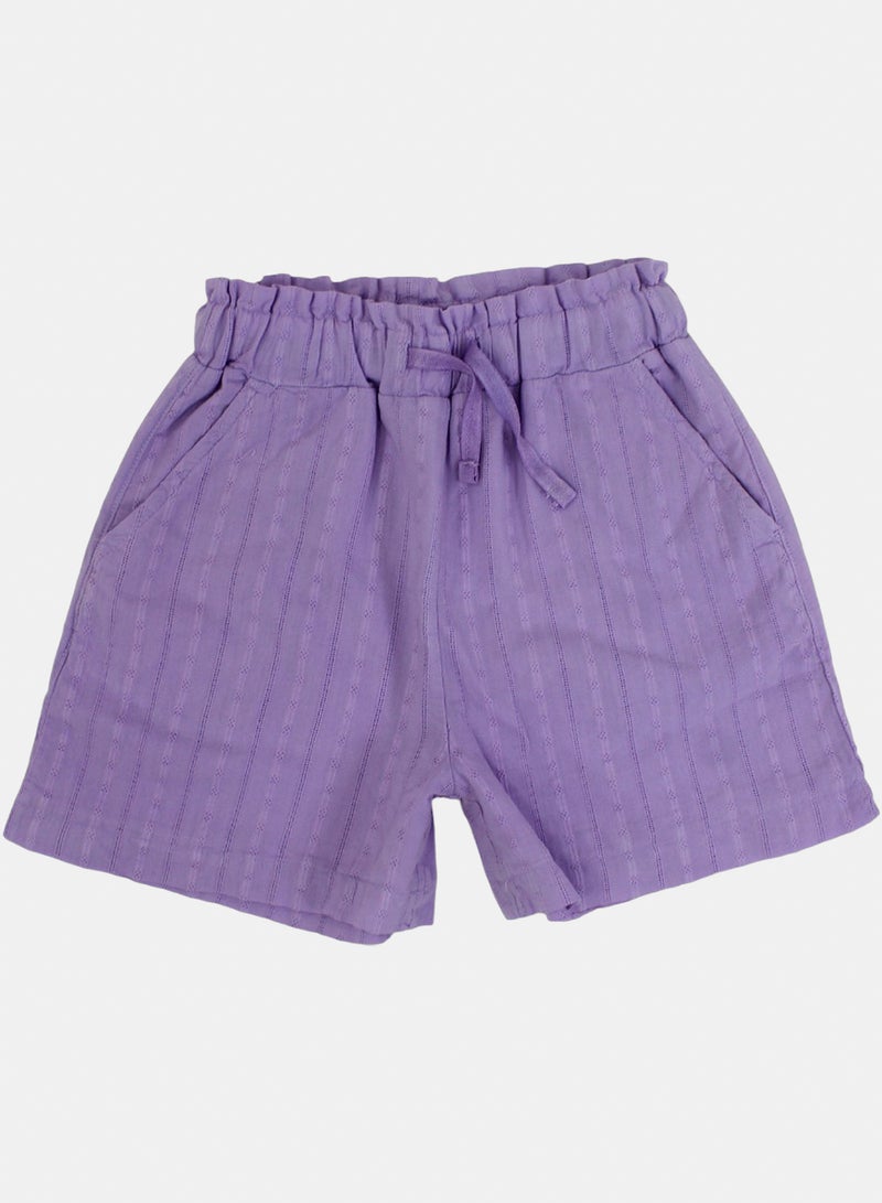 Baby Girls Cotton Short – Lilac
