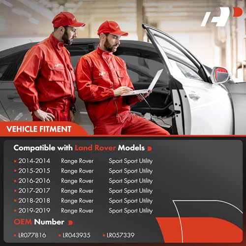 A-Premium منظم نافذة كهربائية A-Premium بدون محرك متوافق مع لاند روفر رينج روفر سبورت 2014-2019 جانب السائق الأمامي - Image 2