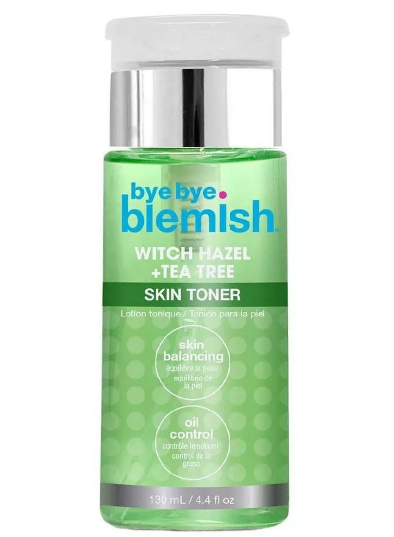 Bye Bye Blemish Skin Toner Witch Hazel+Tea Tree Skin Balancing & Oil Control 130 ML - Image 1