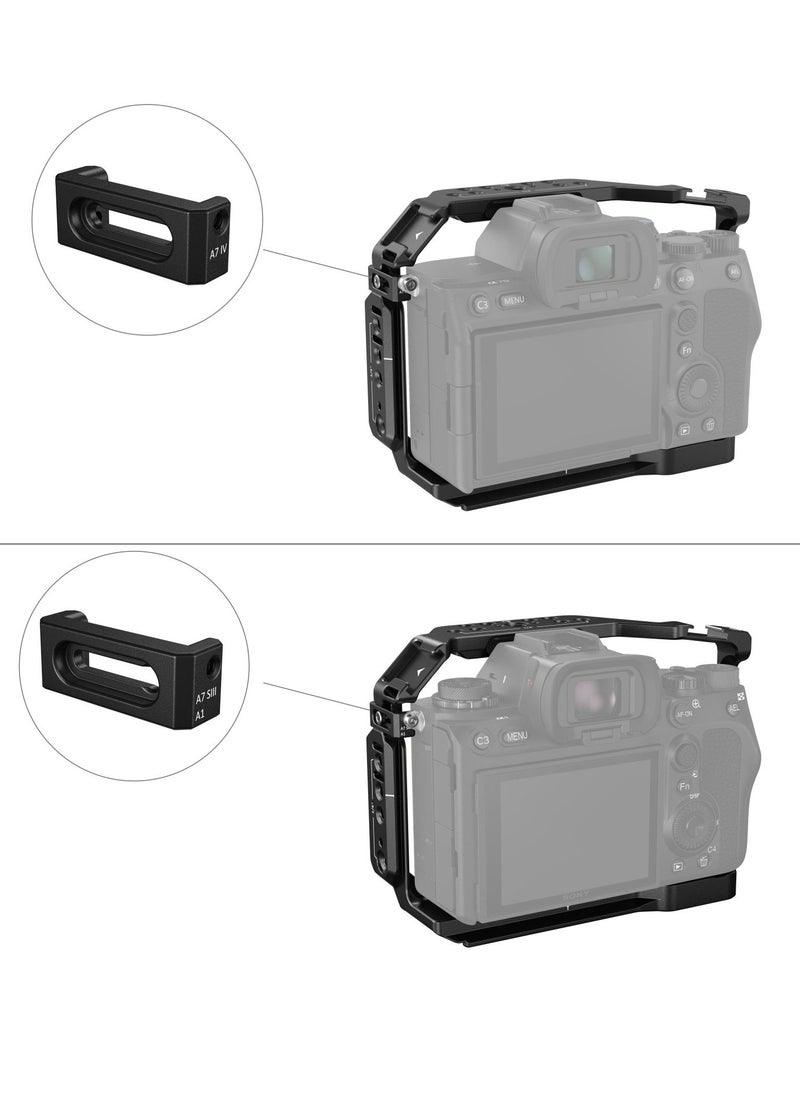 SMALLRIG - Advanced Cage Kit for Sony Alpha 7R V / Alpha 7 IV / Alpha 7S III 3669C - Image 1