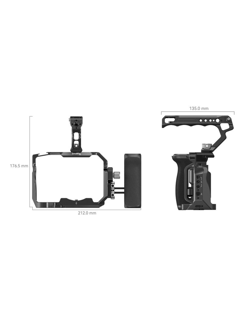SMALLRIG - Advanced Cage Kit for Sony Alpha 7R V / Alpha 7 IV / Alpha 7S III 3669C - Image 1